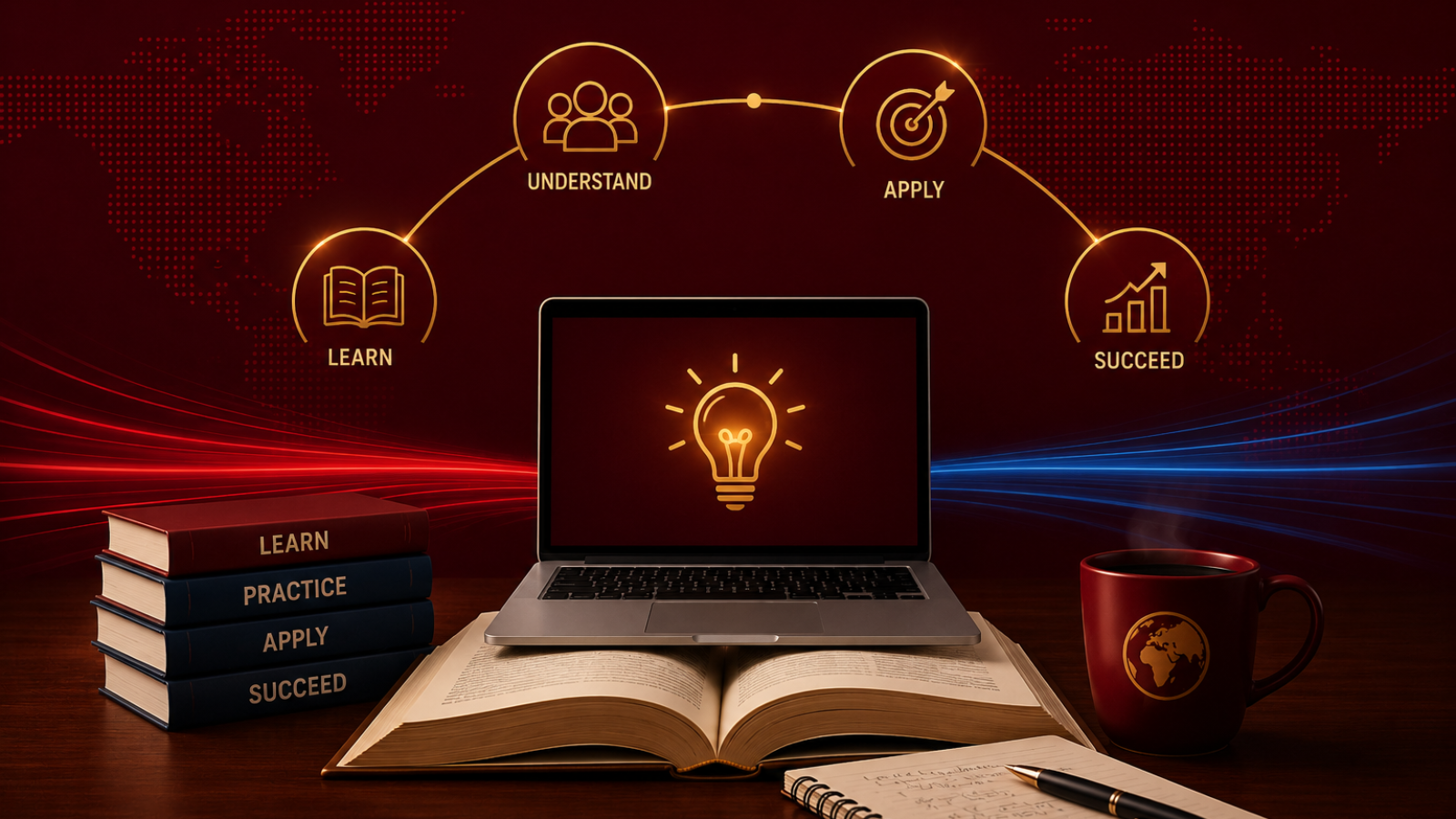 Student studying with effective learning techniques for better results