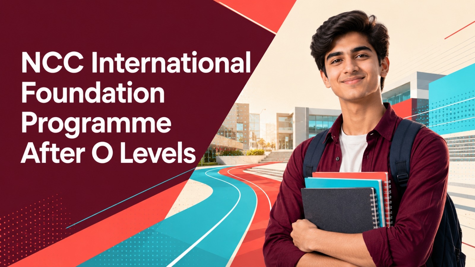 Pakistani student exploring the NCC International Foundation Programme after O Levels at DGI Karachi